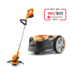 OcuMow® DM16-300 Ensemble tondeuse robotisée MX 24V Drop and Mow et coupe-herbe sans fil