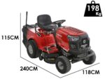 Troy Bilt Horse 105T-R - Tracteur tondeuse - boîte hydrostatique - bac de ramassage – Image 60